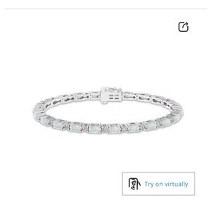 Kay Jewelers Opal Birthstone Tennis Bracelet